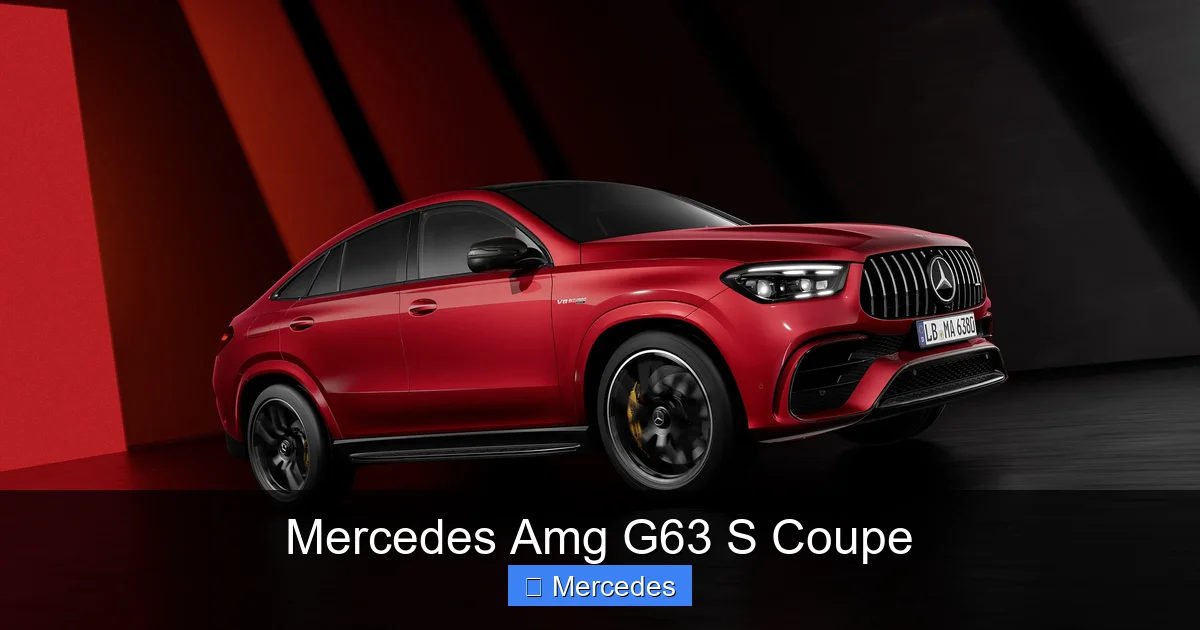 Mercedes Amg G63 S Coupe
