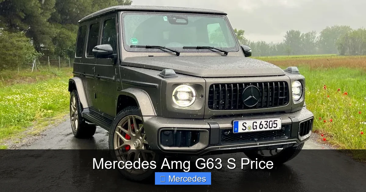 Mercedes Amg G63 S Price