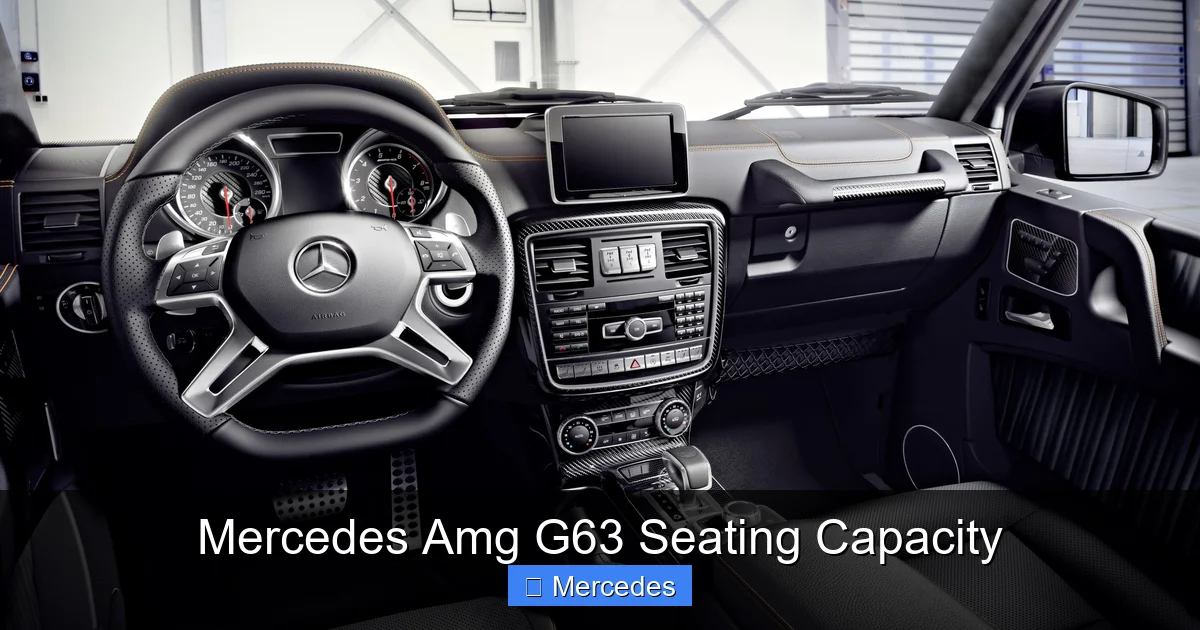 Mercedes Amg G63 Seating Capacity