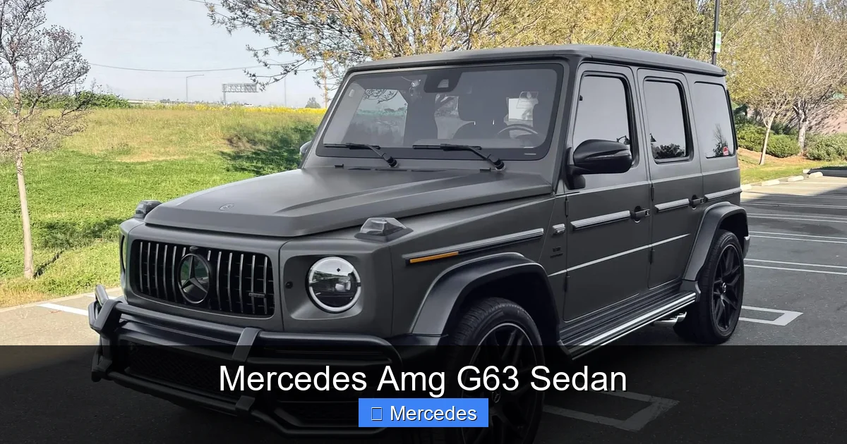 Mercedes Amg G63 Sedan