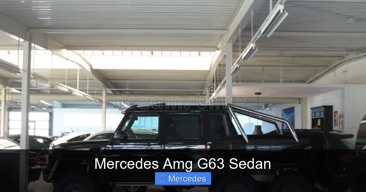 Mercedes Amg G63 Sedan