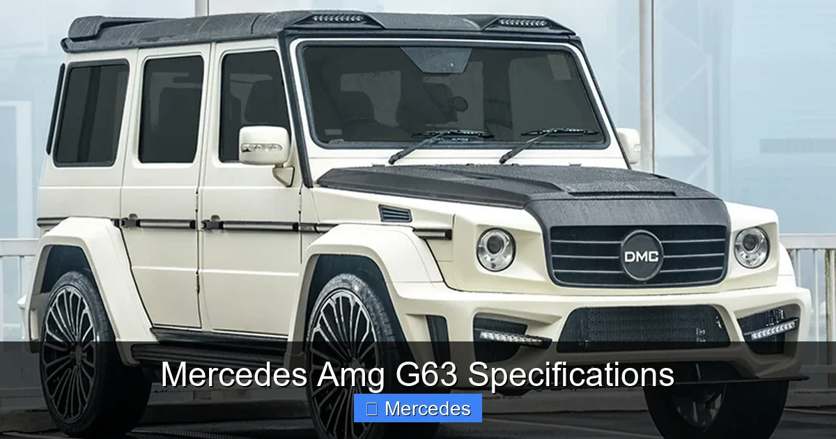 Mercedes Amg G63 Specifications