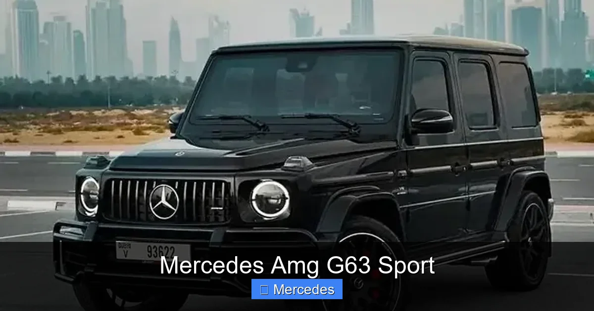 Mercedes Amg G63 Sport