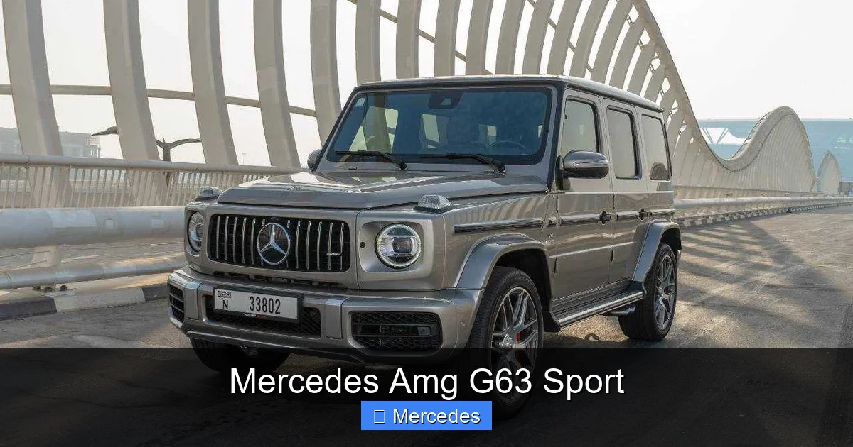 Mercedes Amg G63 Sport