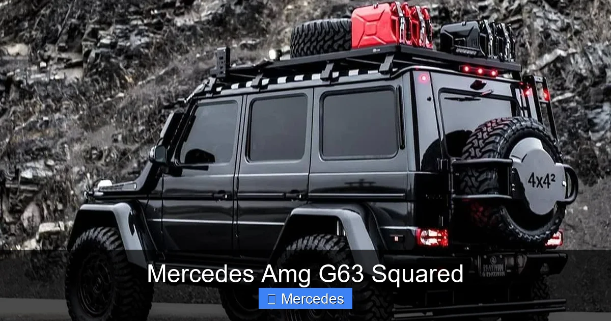 Mercedes Amg G63 Squared