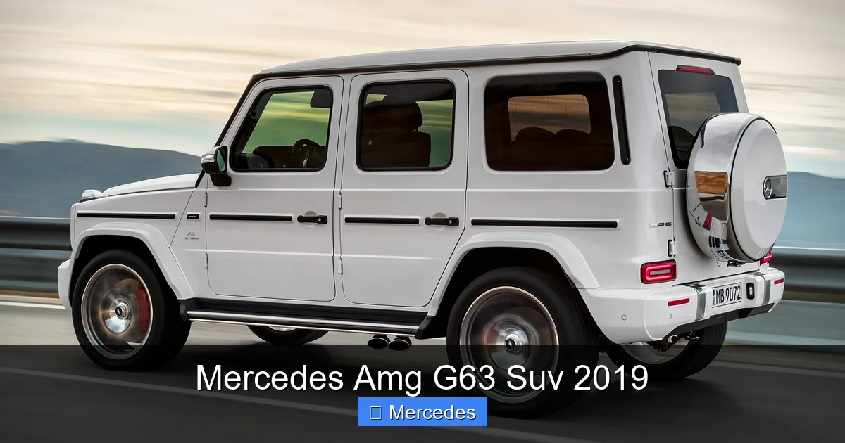 Mercedes Amg G63 Suv 2019