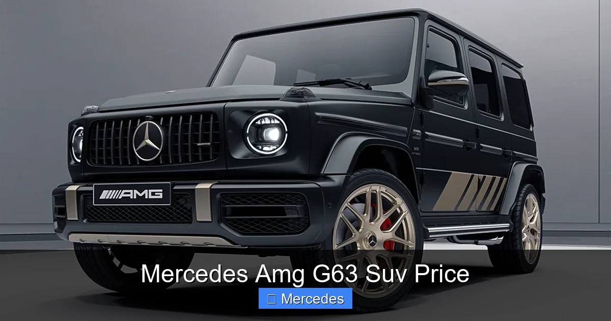 Mercedes Amg G63 Suv Price