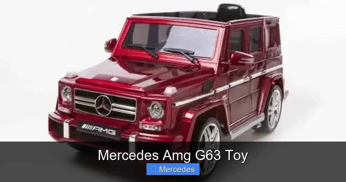 Mercedes Amg G63 Toy