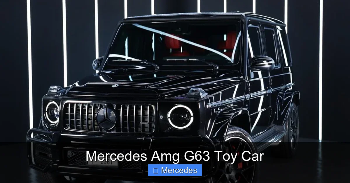 Mercedes Amg G63 Toy Car