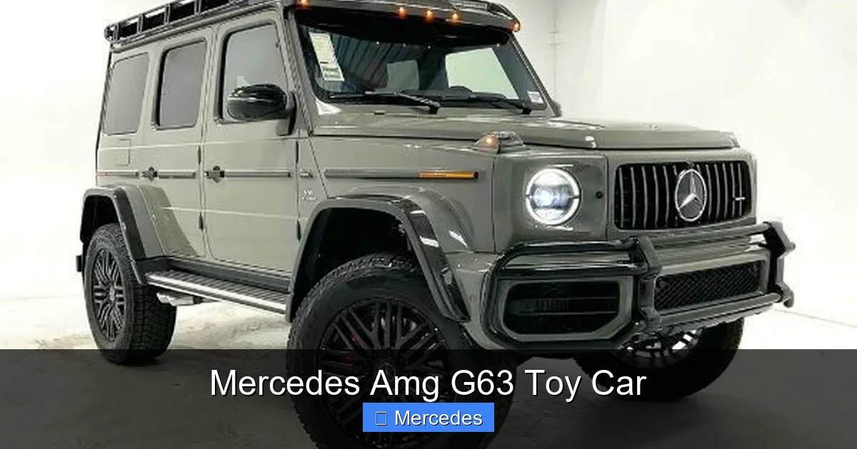 Mercedes Amg G63 Toy Car