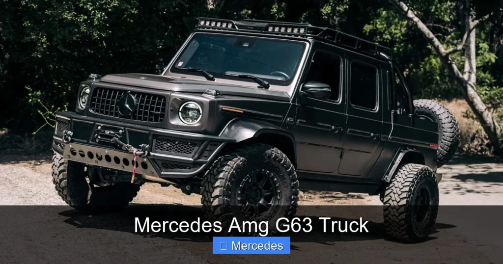 Mercedes Amg G63 Truck