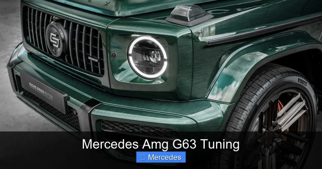 Mercedes Amg G63 Tuning