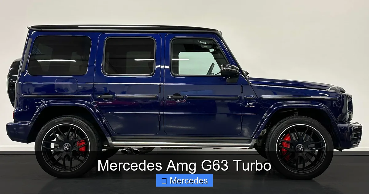 Mercedes Amg G63 Turbo
