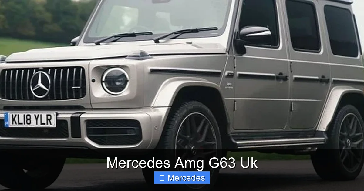 Mercedes Amg G63 Uk