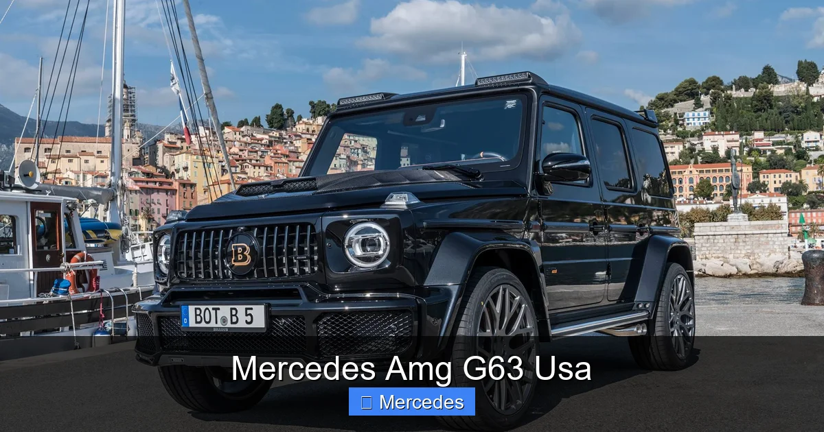 Mercedes Amg G63 Usa