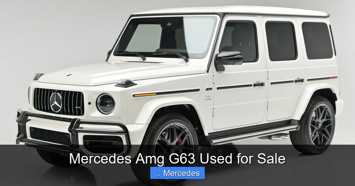 Mercedes Amg G63 Used for Sale