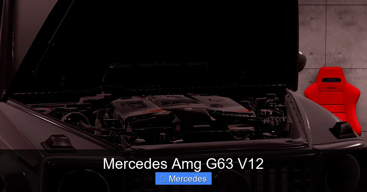 Mercedes Amg G63 V12