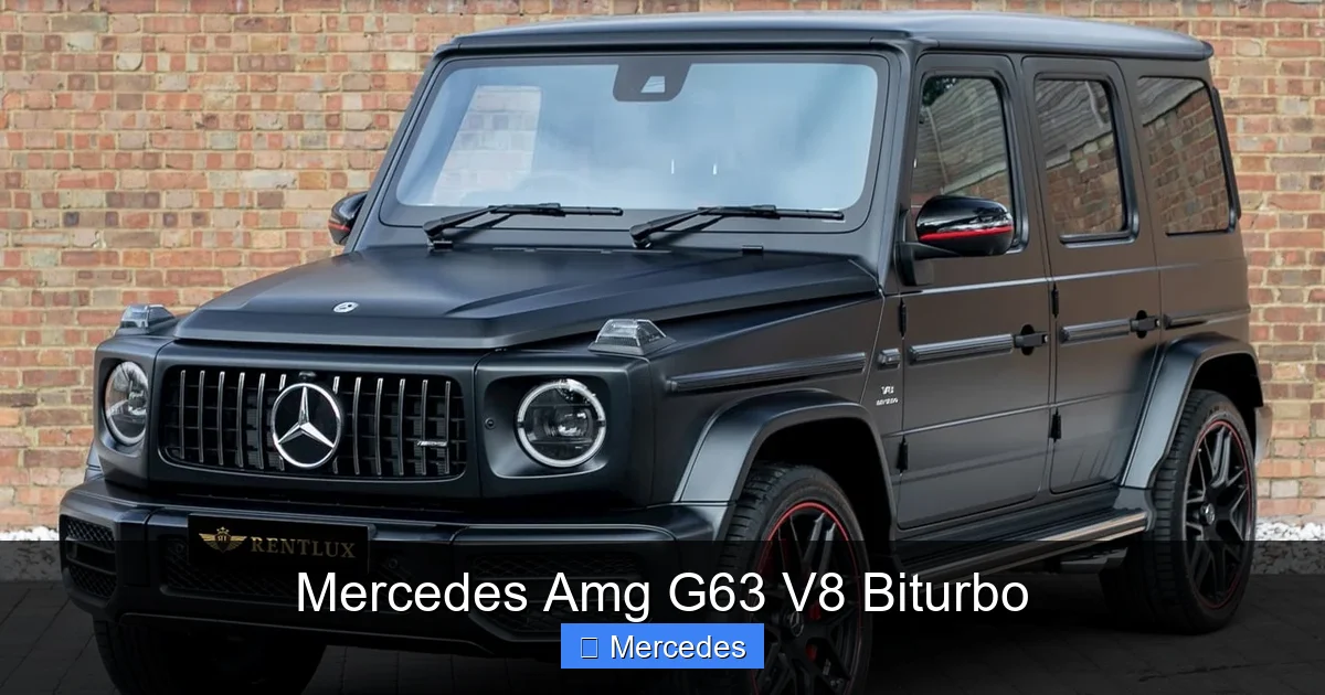 Mercedes Amg G63 V8 Biturbo
