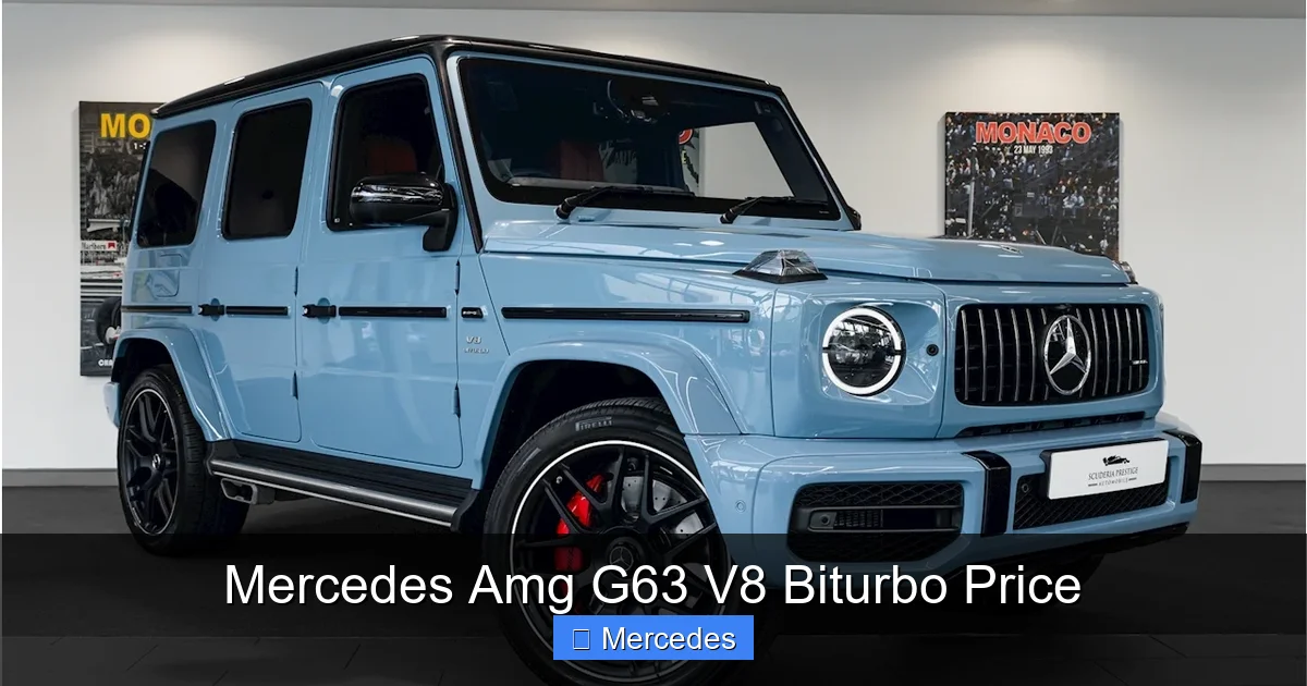 Mercedes Amg G63 V8 Biturbo Price