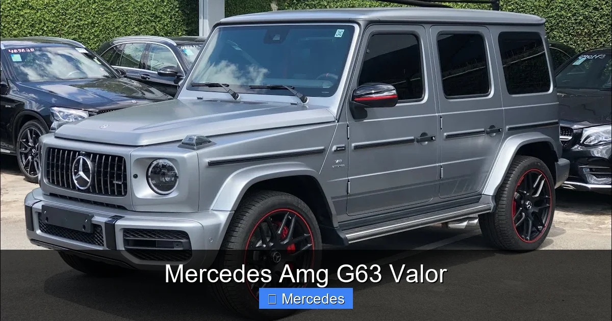 Mercedes Amg G63 Valor
