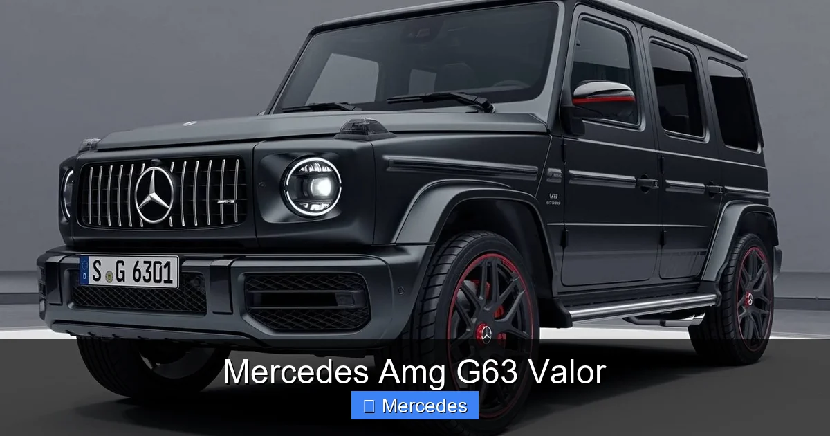 Mercedes Amg G63 Valor