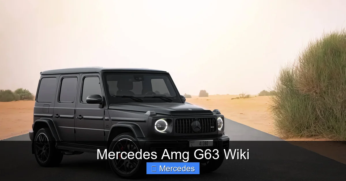 Mercedes Amg G63 Wiki