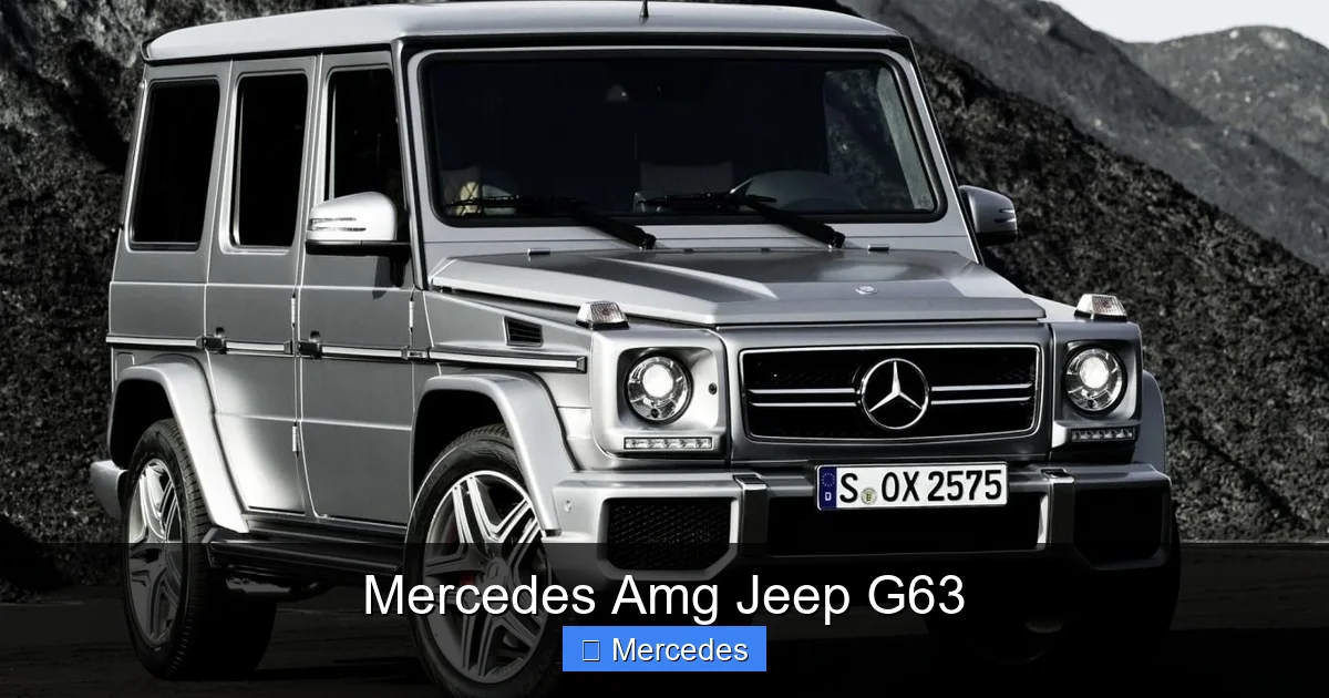 Mercedes Amg Jeep G63