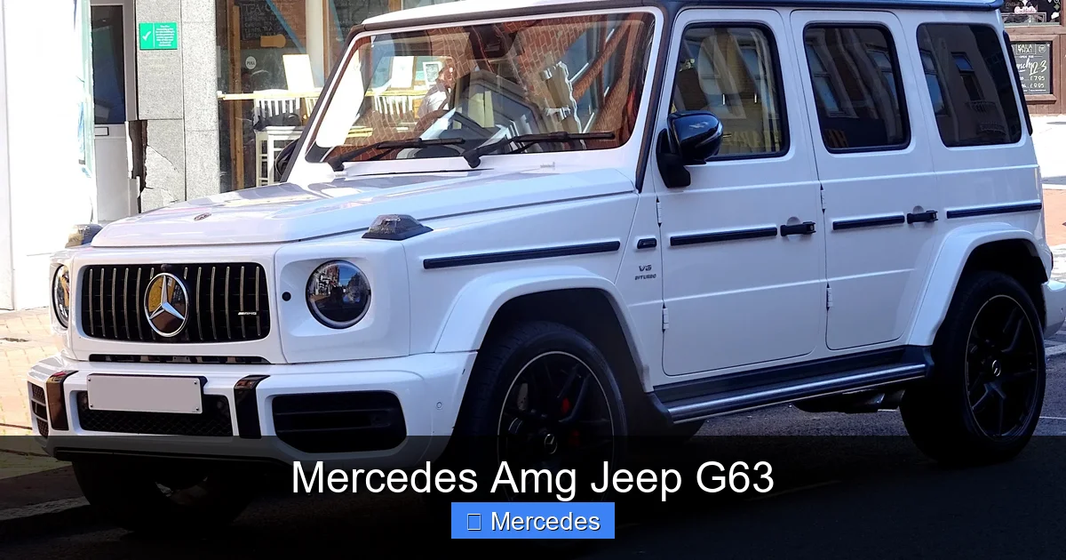Mercedes Amg Jeep G63