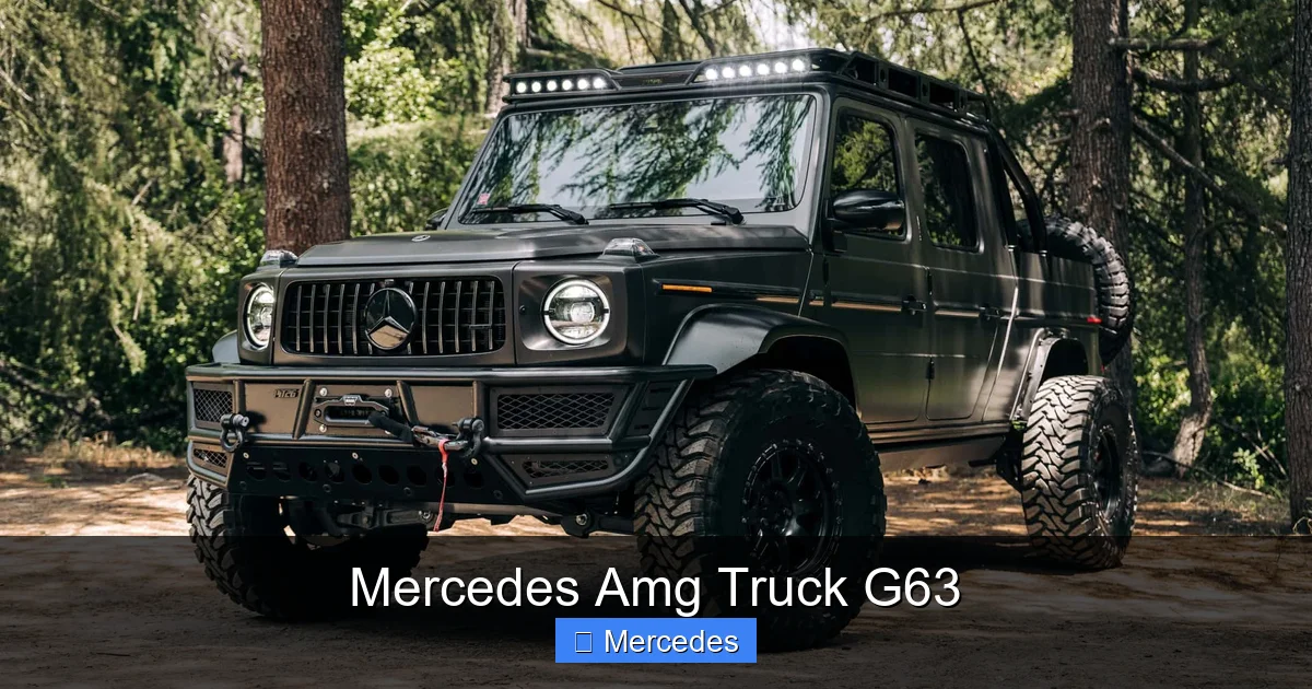 Mercedes Amg Truck G63