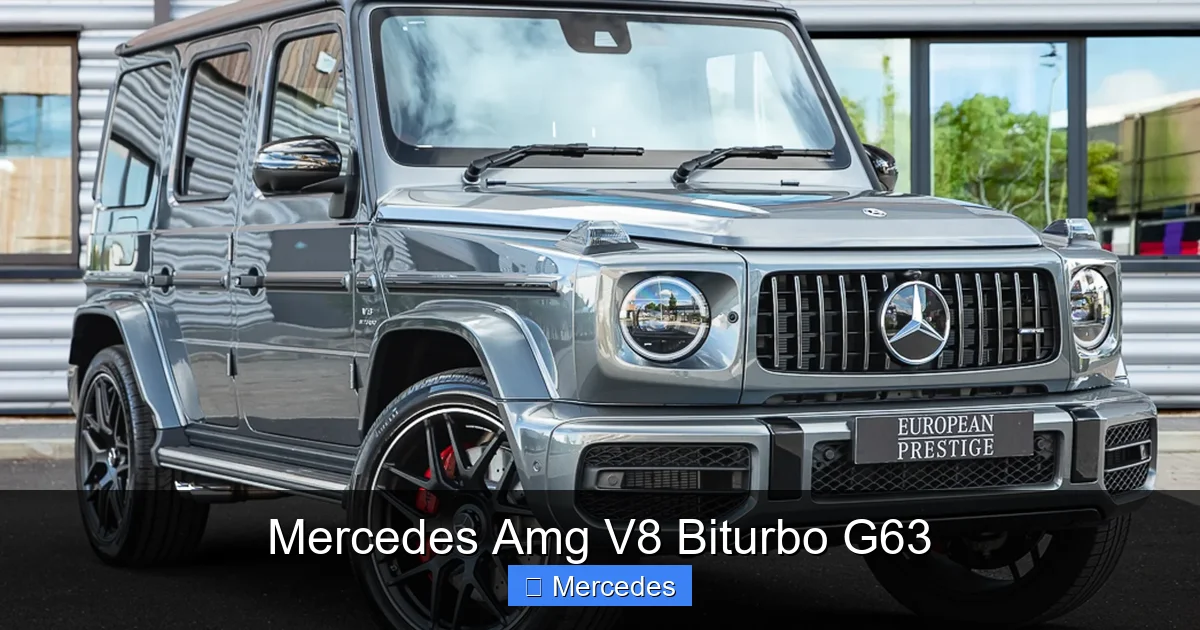 Mercedes Amg V8 Biturbo G63