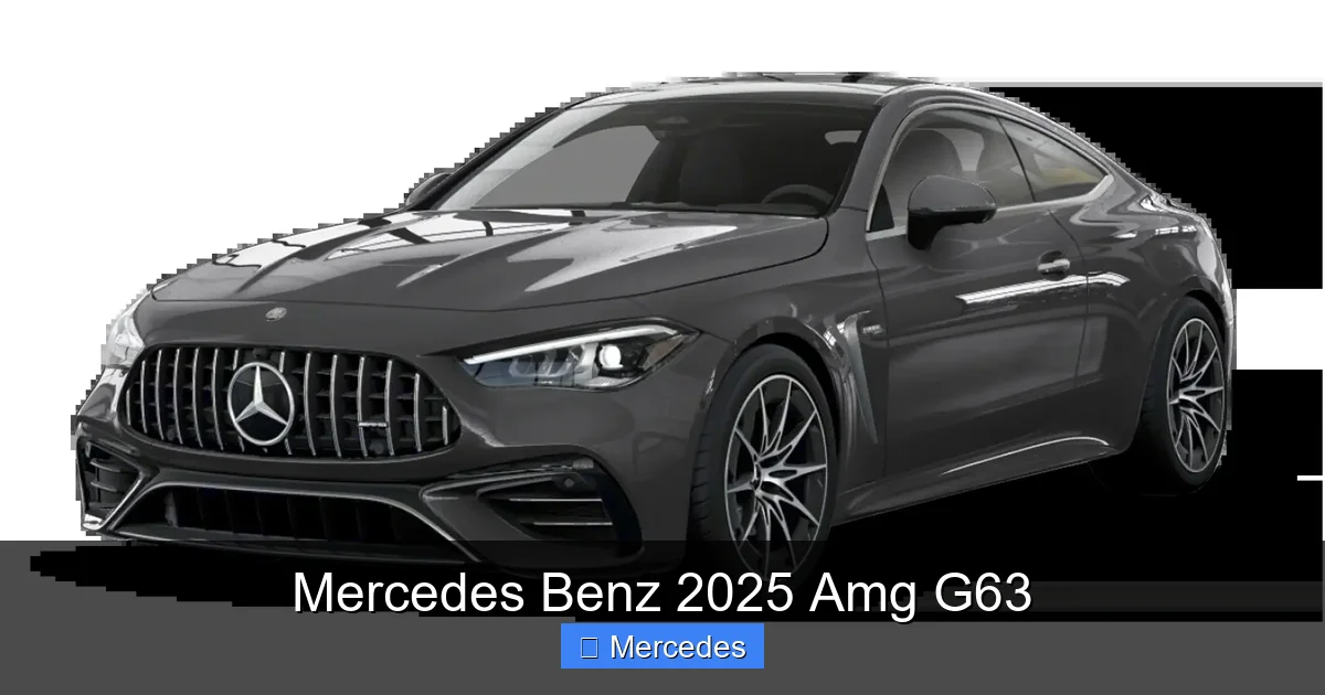 Mercedes Benz 2025 Amg G63