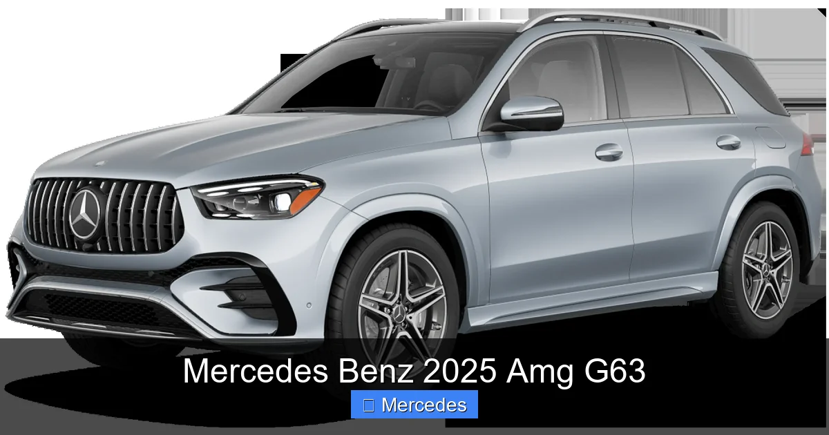 Mercedes Benz 2025 Amg G63