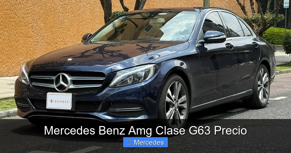 Mercedes Benz Amg Clase G63 Precio