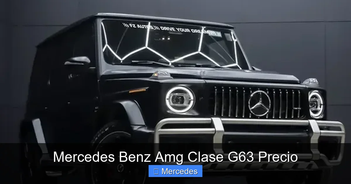 Mercedes Benz Amg Clase G63 Precio