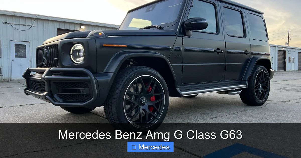 Mercedes Benz Amg G Class G63