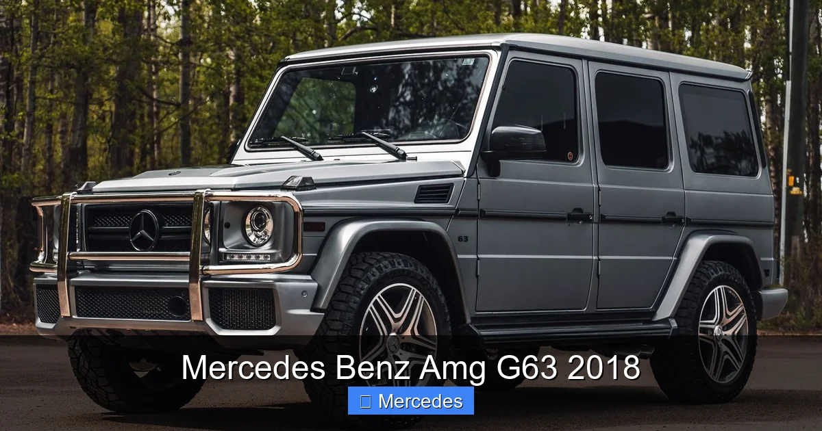 Mercedes Benz Amg G63 2018