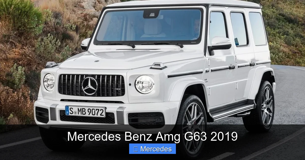 Mercedes Benz Amg G63 2019