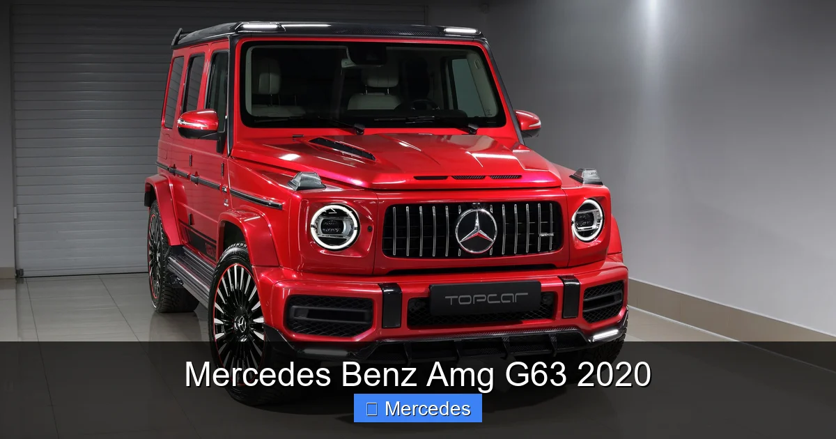 Mercedes Benz Amg G63 2020