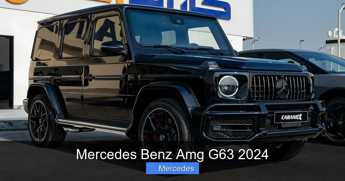Mercedes Benz Amg G63 2024