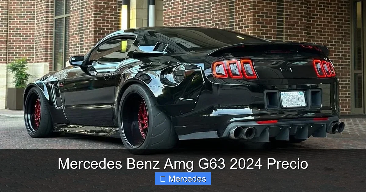 Mercedes Benz Amg G63 2024 Precio