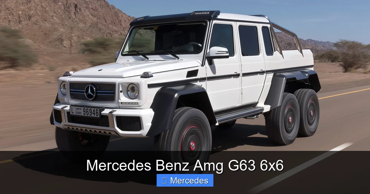 Mercedes Benz Amg G63 6x6