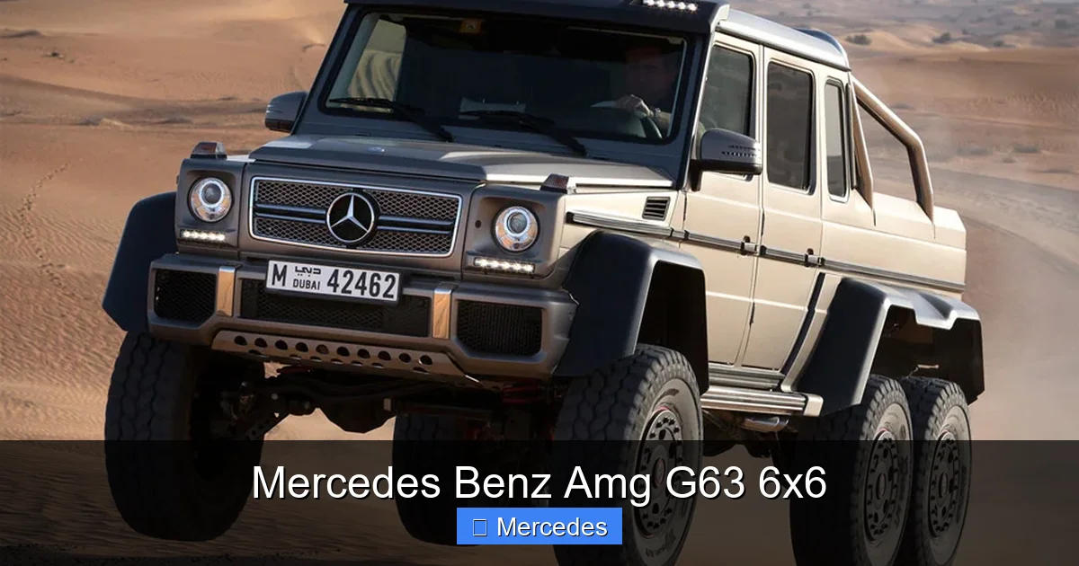 Mercedes Benz Amg G63 6x6