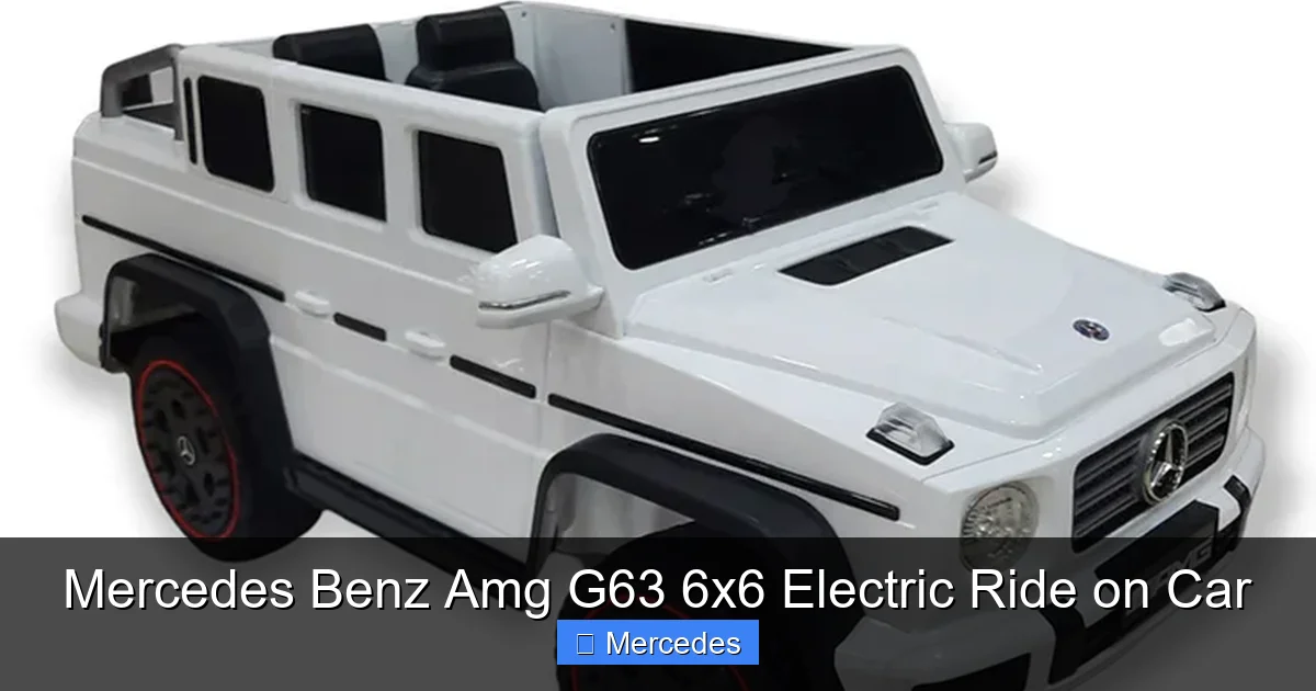 Mercedes Benz Amg G63 6x6 Electric Ride on Car