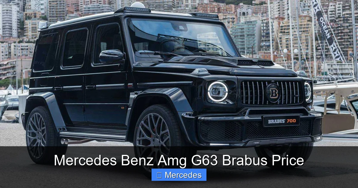 Mercedes Benz Amg G63 Brabus Price