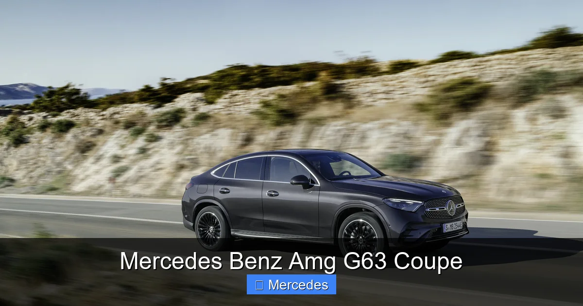 Mercedes Benz Amg G63 Coupe