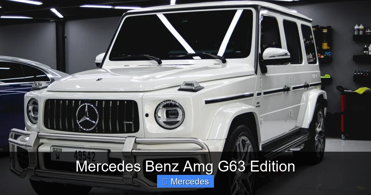 Mercedes Benz Amg G63 Edition