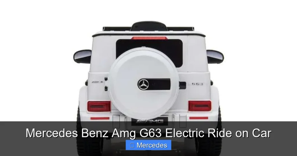 Mercedes Benz Amg G63 Electric Ride on Car