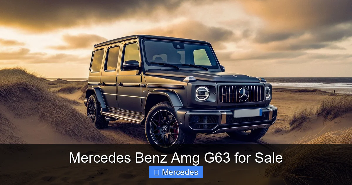 Mercedes Benz Amg G63 for Sale