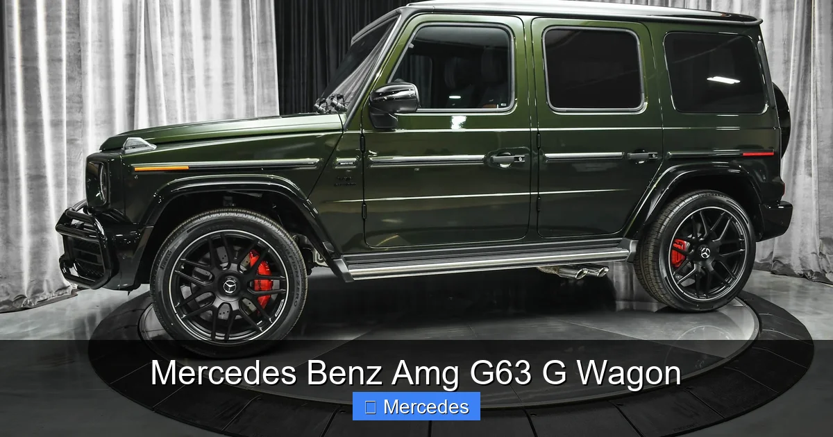 Mercedes Benz Amg G63 G Wagon