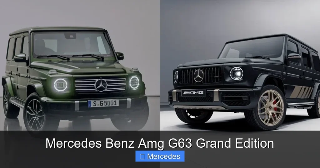 Mercedes Benz Amg G63 Grand Edition